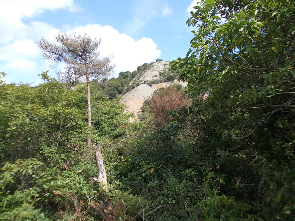 9:48 紅山が見えてきました。