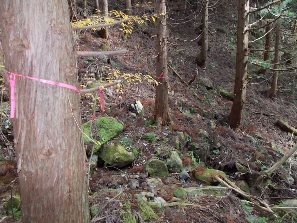 12：10　さらに沢を渡ります。