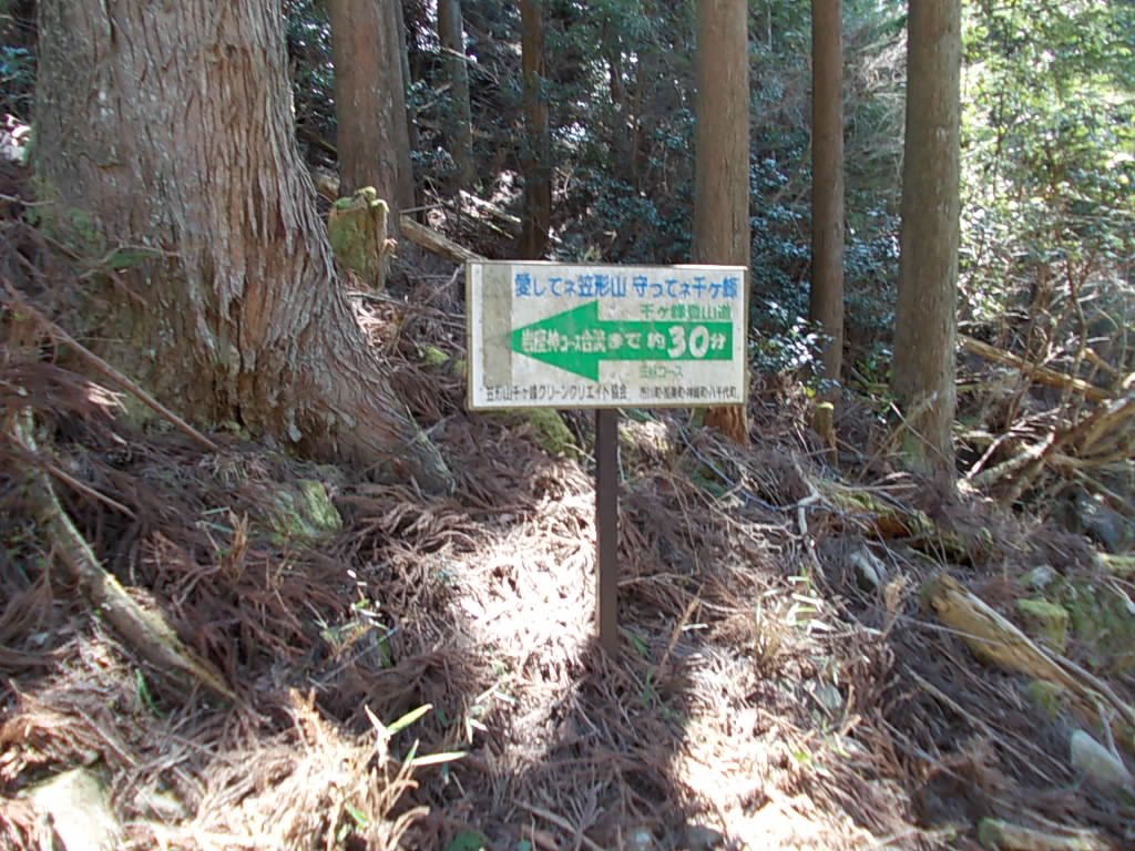 9:47 岩座神コース合流まで約30分