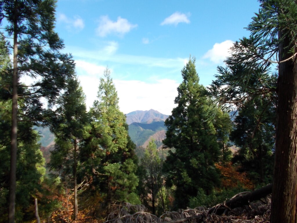 11：19　途中で見えた須留ケ峰方面