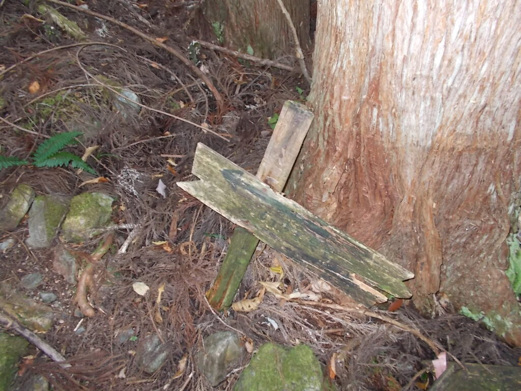 11:08 まったく読めない案内板。