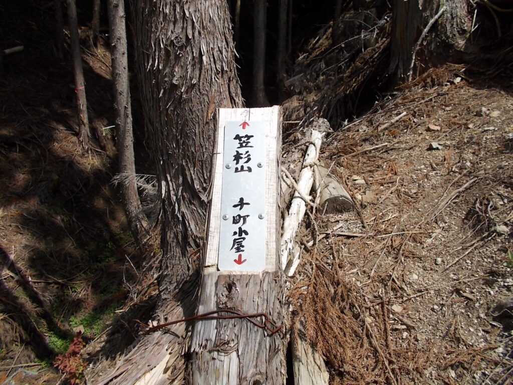 10：34　はしごに案内が書いてあります。