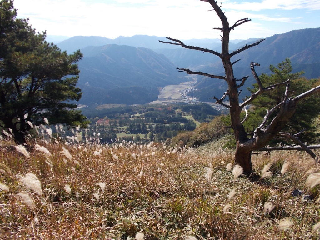 10：53　ここから生野高原CCが見渡せます。