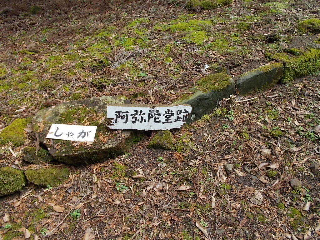 11:26 阿弥陀堂跡です。