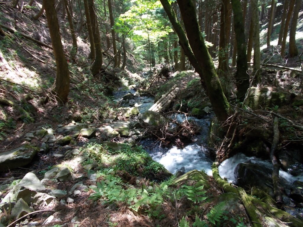 12:44 橋に着きました。こやってみるとなかなかの下りですね。