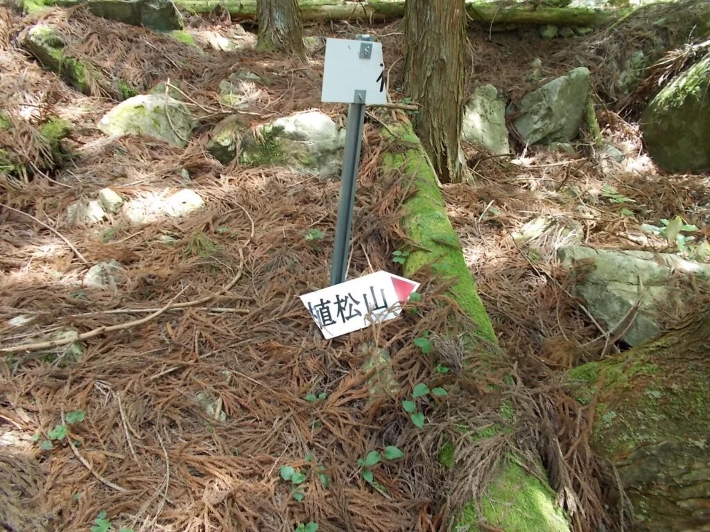 10：52　壊れた案内板。ここを右へ。指す方向は合ってます。