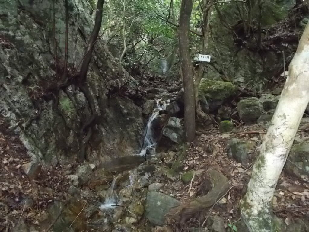 10：10　中央の小さい滝。48滝にこだわって、むりやり滝にさせられたとしか思えません。これで5つめ。