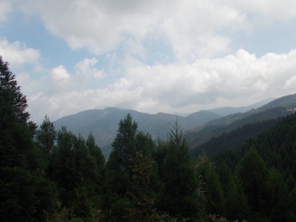 11：19　途中のピークから見えた景色