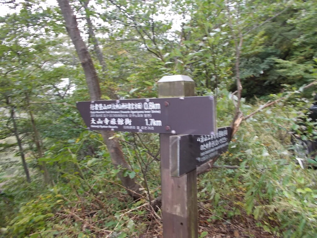 12:46 行者登山口まであと800m