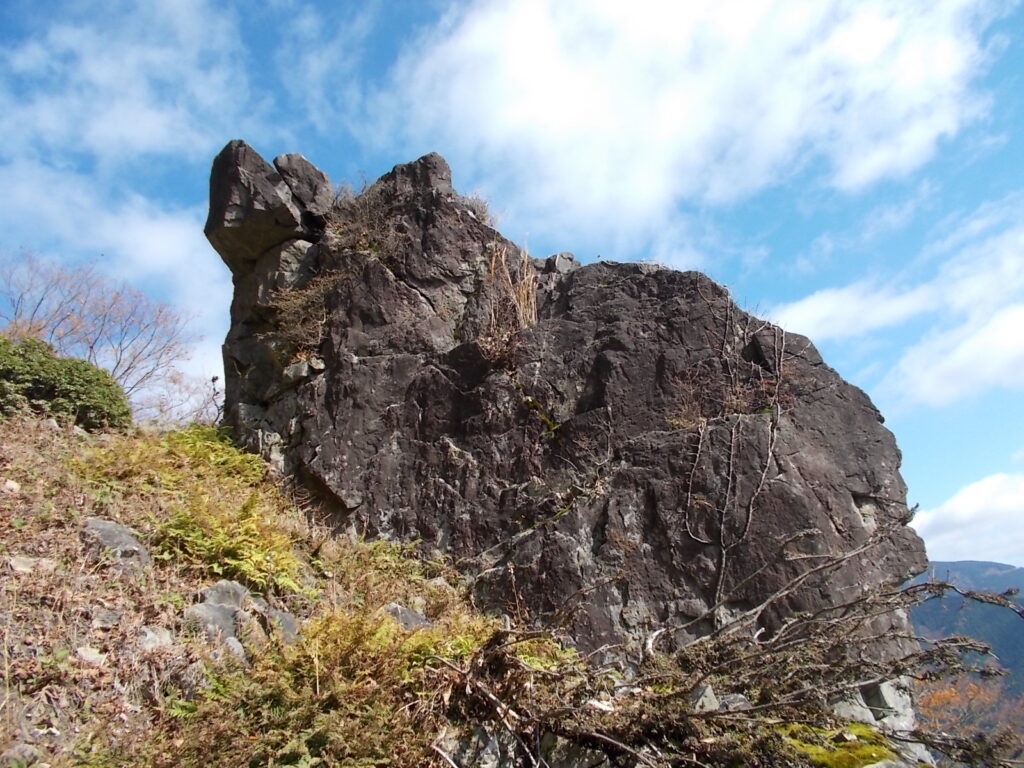 12：04　猫石です。猫に見えなくはない？