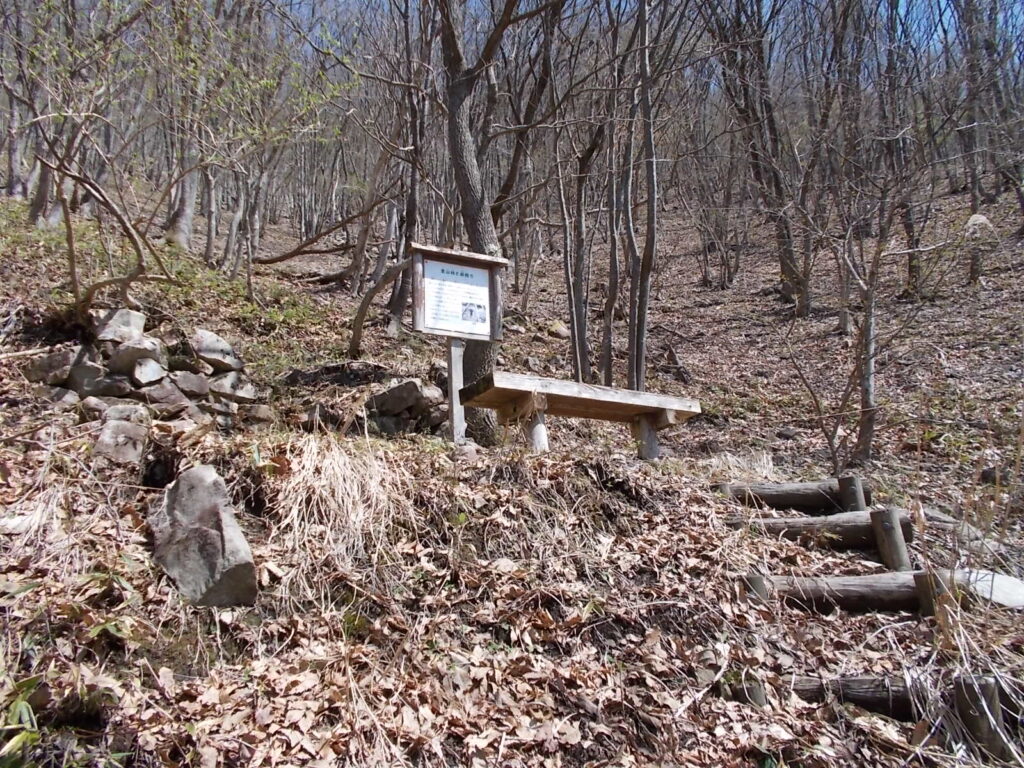 10:19 途中にあるベンチ。わざわざ上っていかないとは。