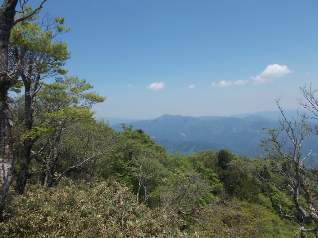 11：53　後山から見える景色。植松山かしら。