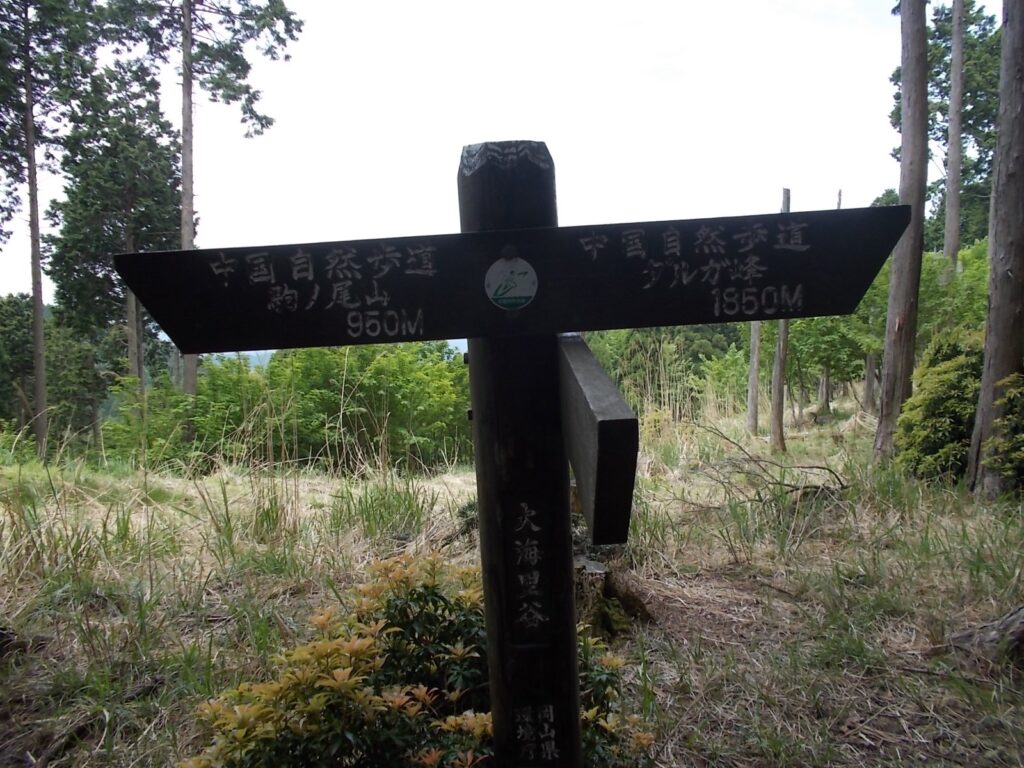 11：09　大海里峠に着きました。