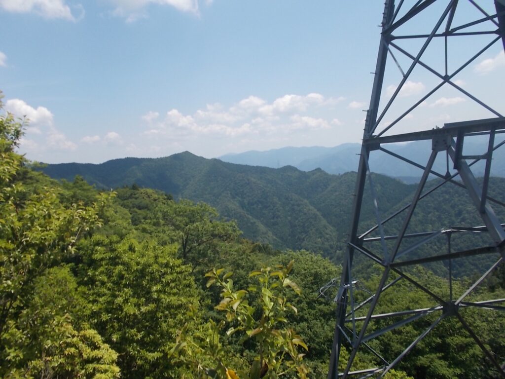 11：05　黒尾山方面