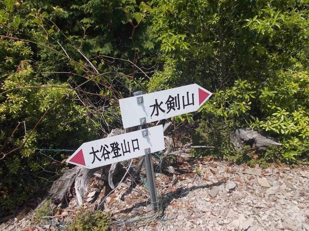 11：05　すぐに案内板