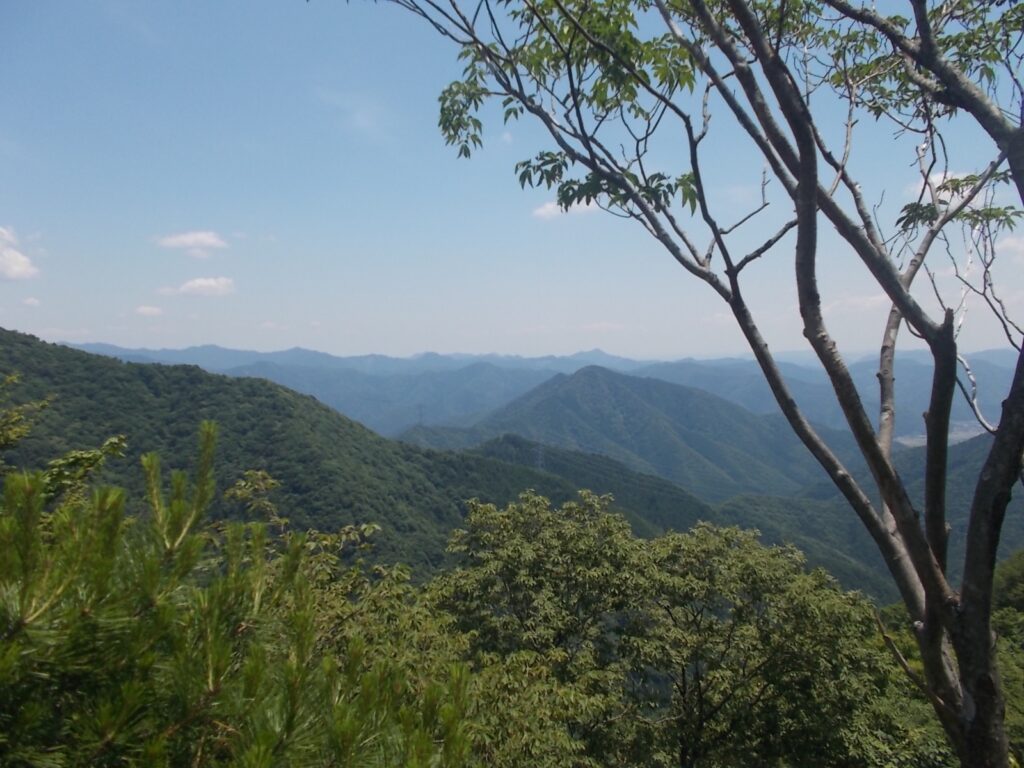 12：07　屏風岩からの眺め。
