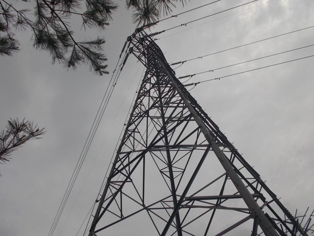 10：10　鉄塔に着きました。