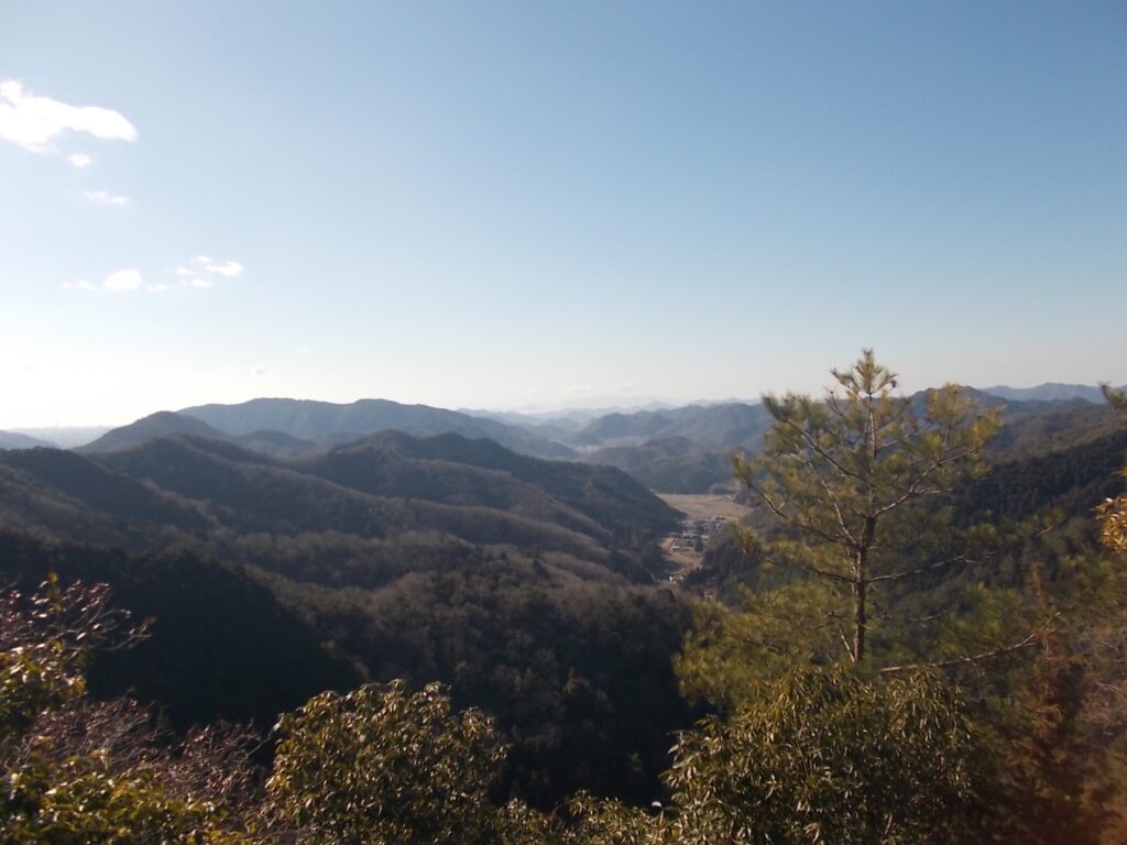 11：10　このあたりはとても景色がよく見えます。