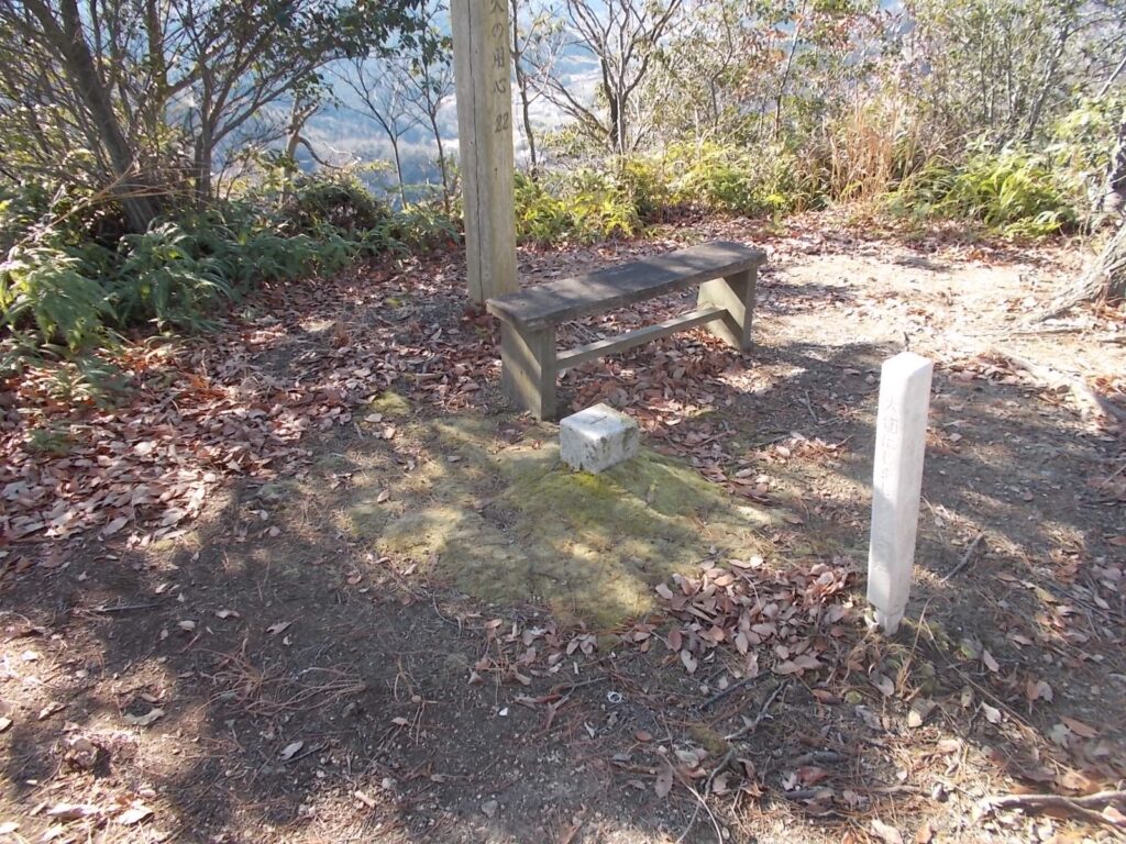 11：54　三角点。小坪山かな？