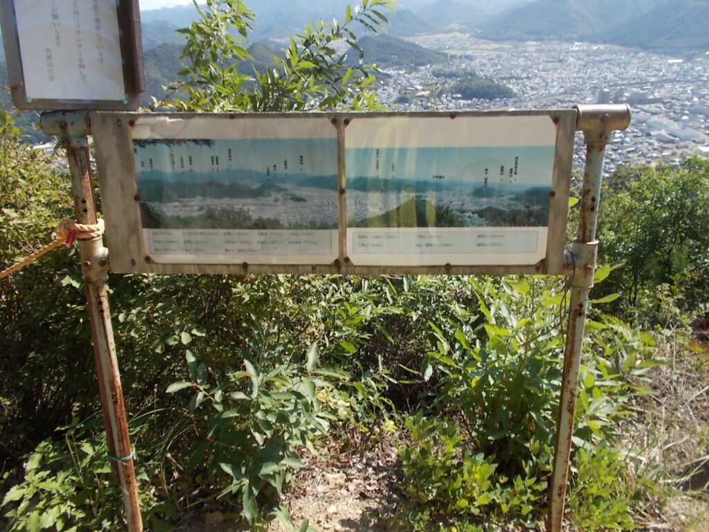 10：20　ここからの景色と山座同定案内