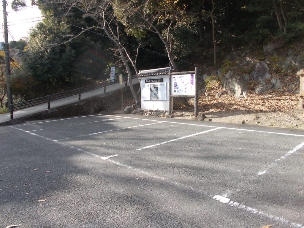 13：07　駐車場に戻ってきました。