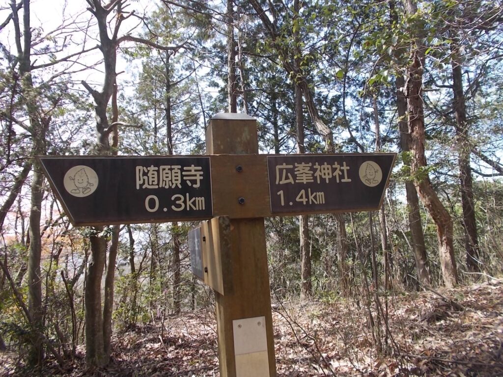 11：58　木の案内板