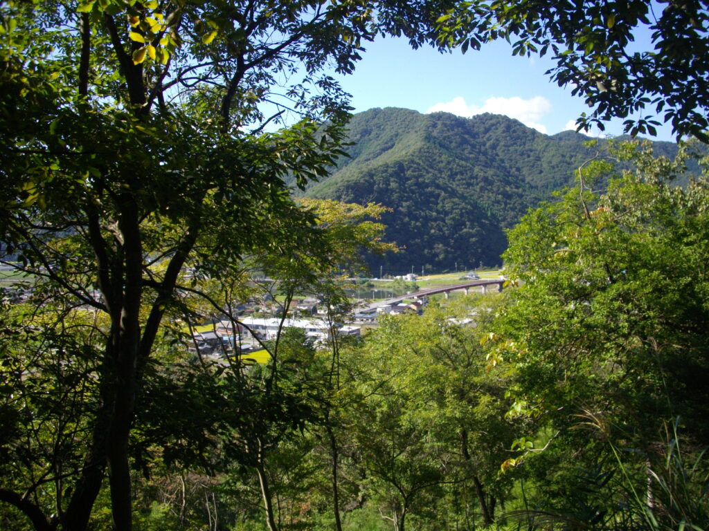 9：41　途中で見えた景色です。