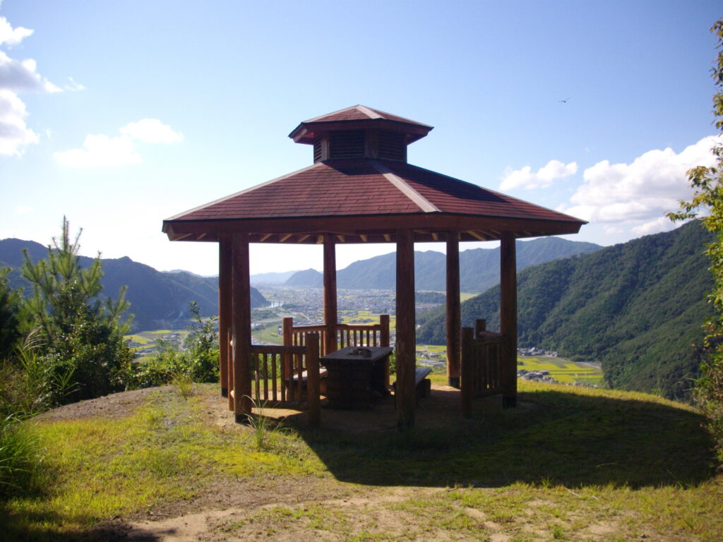 10：00　展望あずまやです。