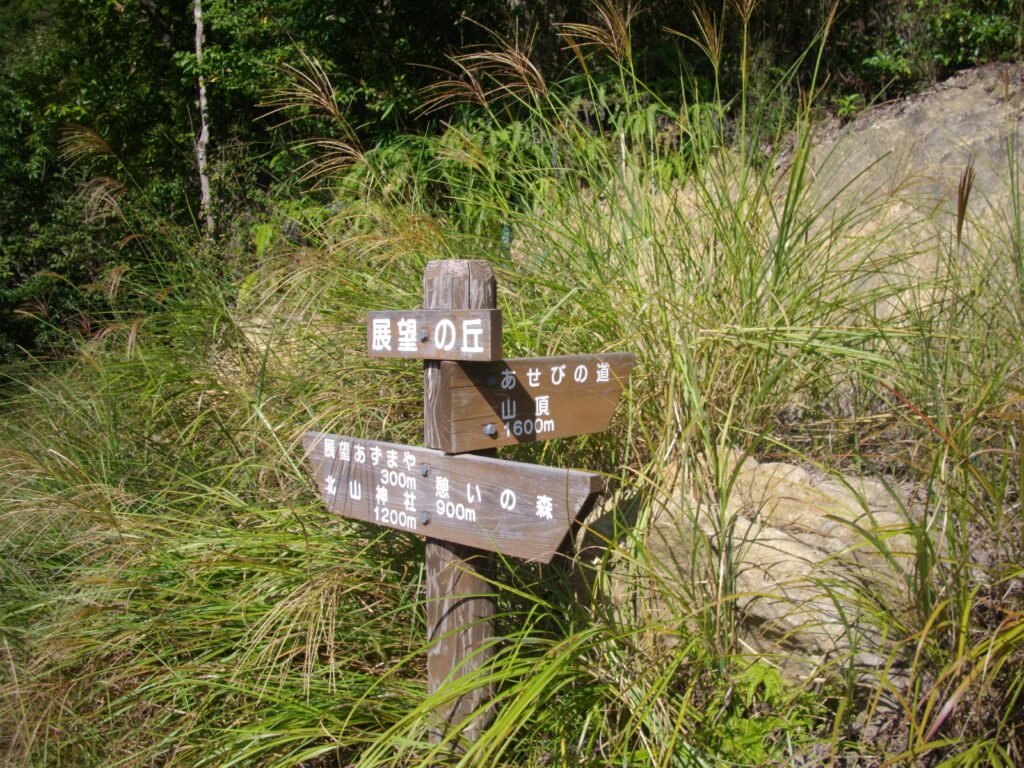 10：05　ここから南山山頂を目指します。