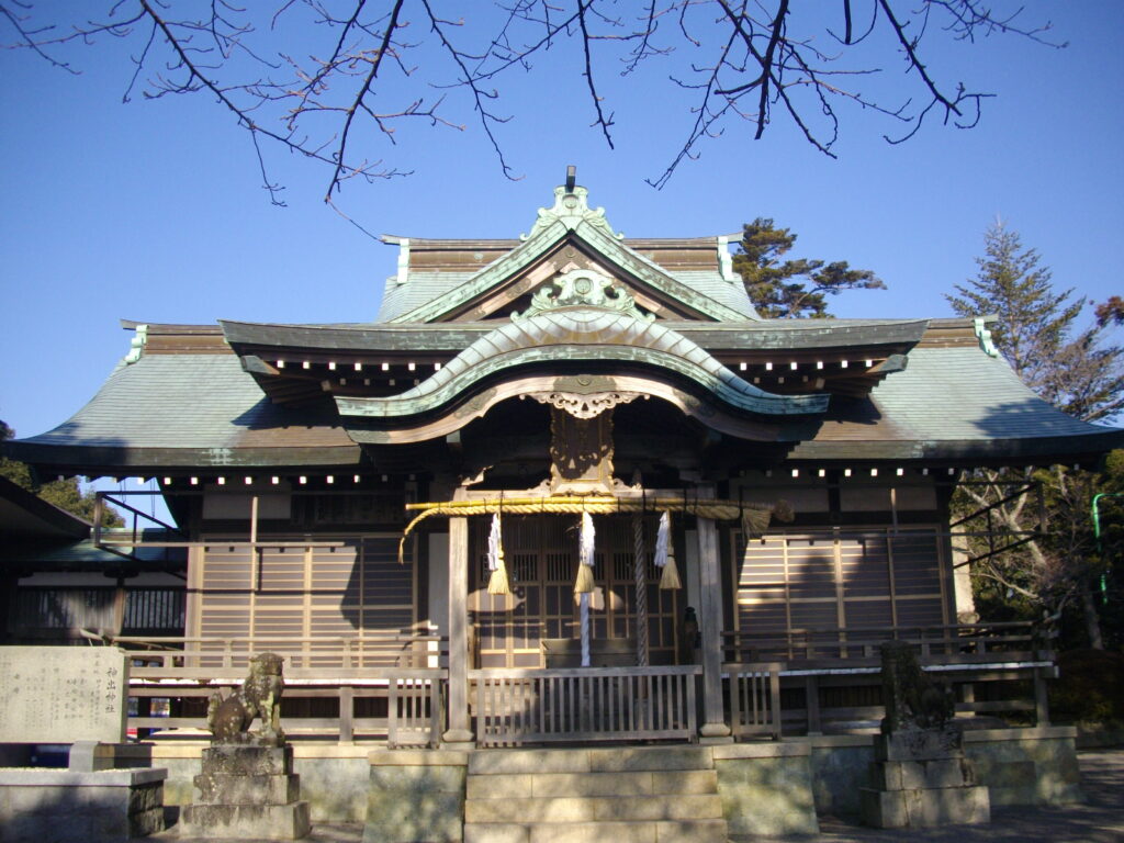9:48 神出神社の本殿です。