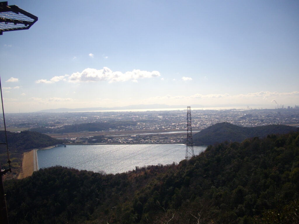11：33　平荘湖の様子です。