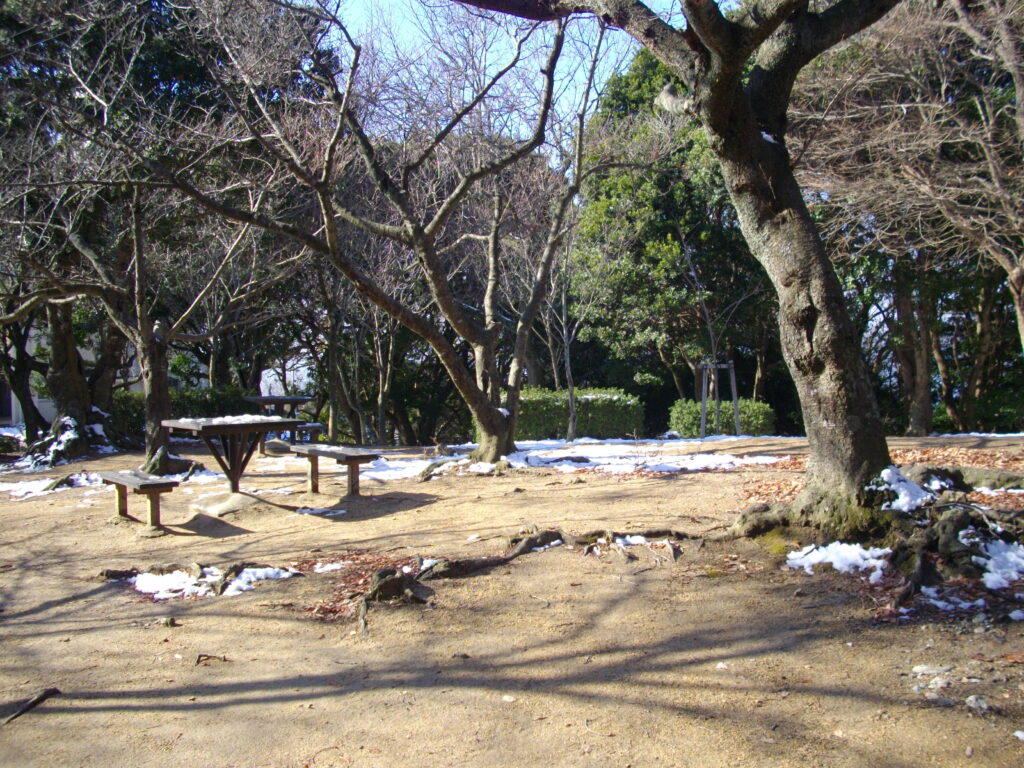 9：38　広場になってます。