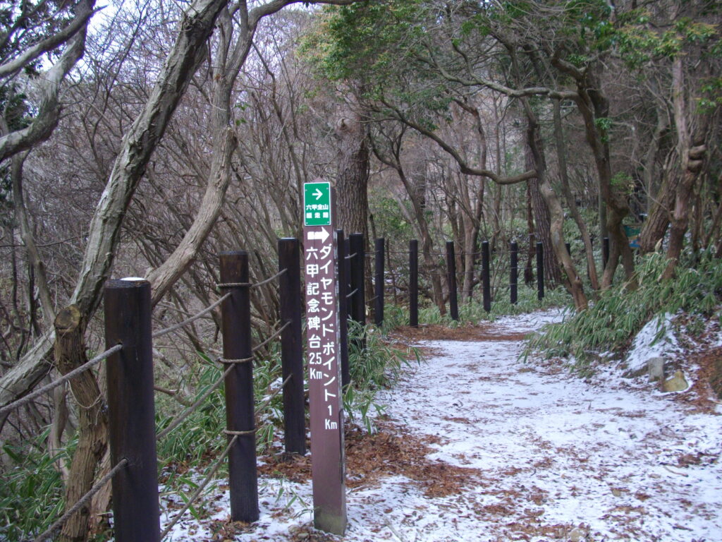 13：01　分岐の案内です。
