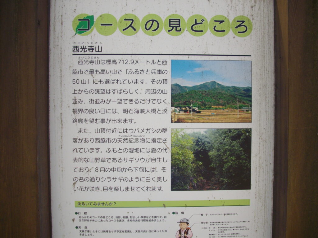 10:17 西光寺山の説明です。