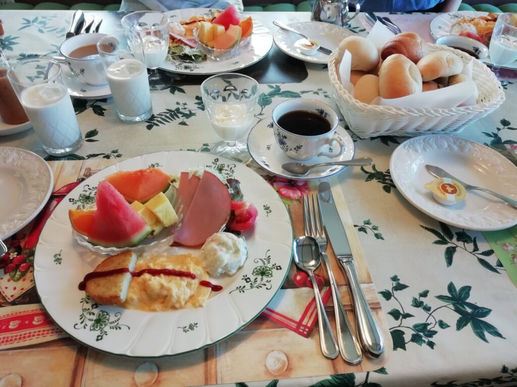 ペンションブーメランの朝食