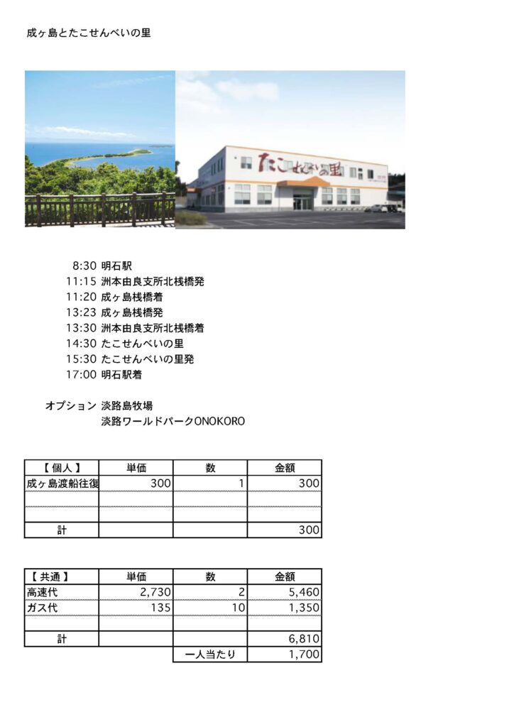 成ヶ島とたこせんべいの里