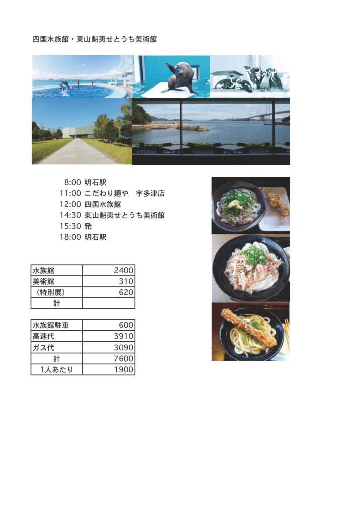 四国水族館と東山魁夷せとうち美術館