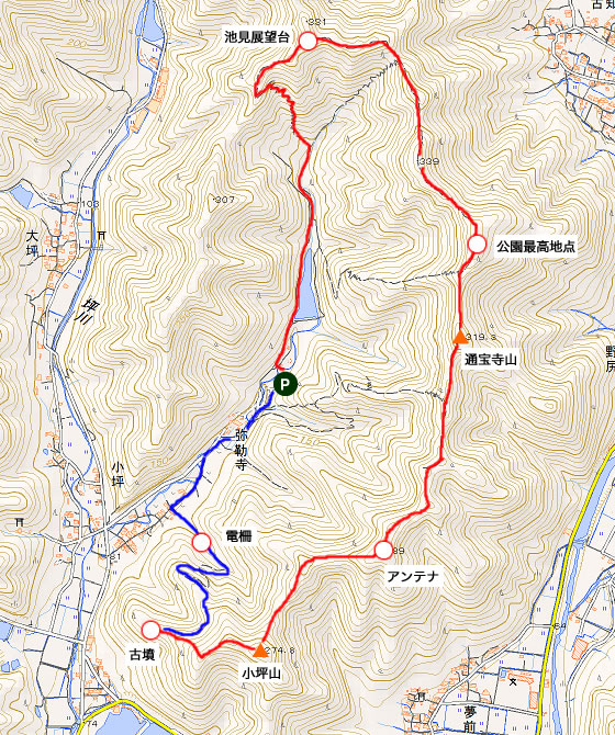 ゆめさきの森全山縦走コース