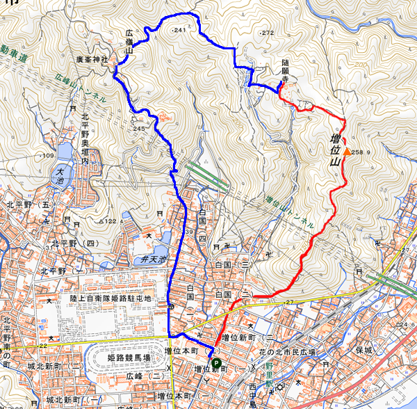 増井山（ますいやま）+ 広峰山