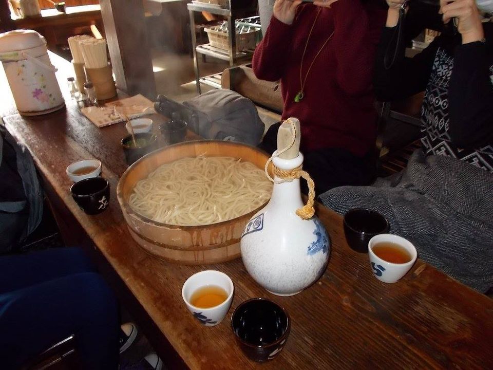 讃岐うどんと新屋島水族館