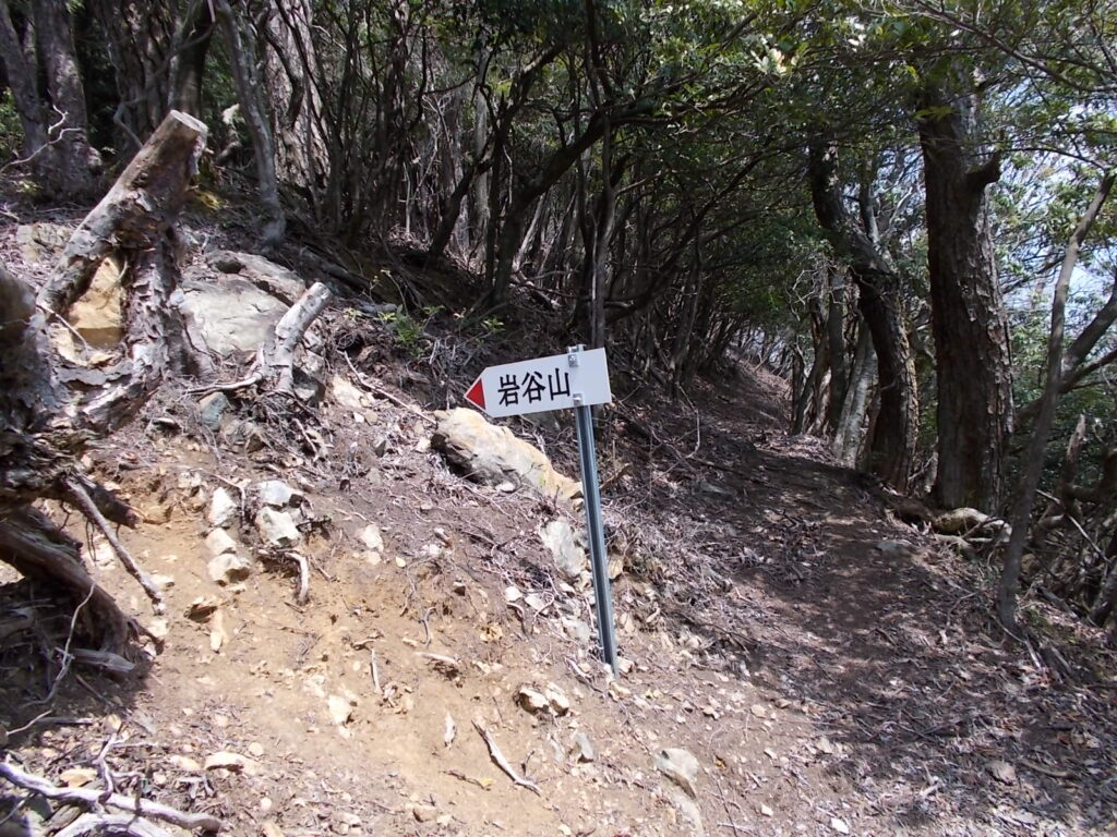 11：12　山頂への最後の登りです。かなりきついです。