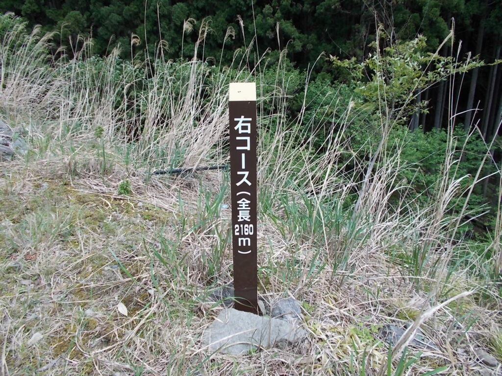 10：07　右コースからスタート。山頂まで2,160ｍ
