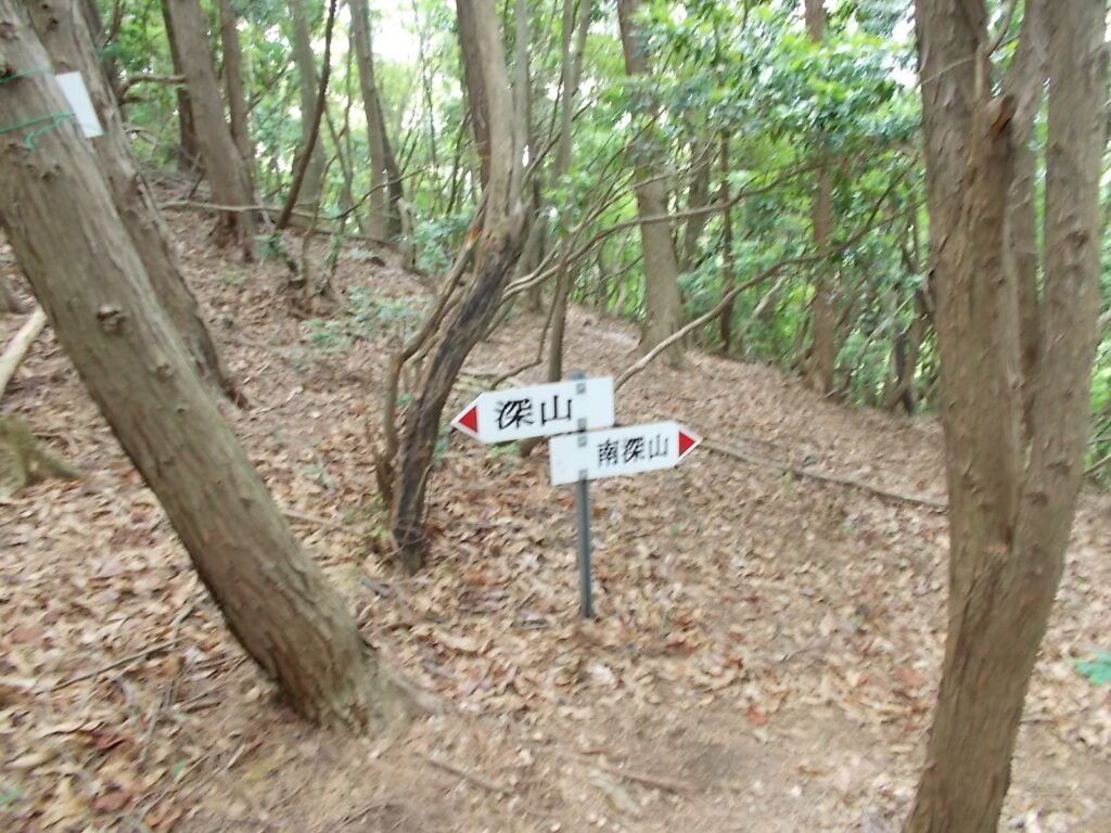 10:32 南深山への分岐