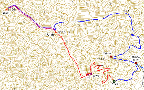大甲山（おおこうざん）・荒尾山（あらおやま）